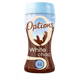 Видове Бял Options - Белгийски бял горещ шоколад за пиене 220 гр.